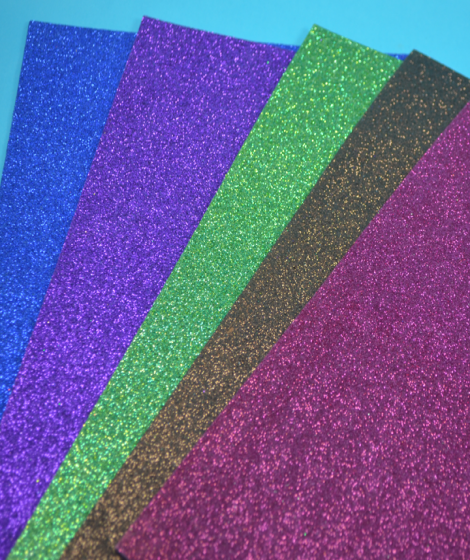 Glitter foam adhesive Glitter foam adhesive