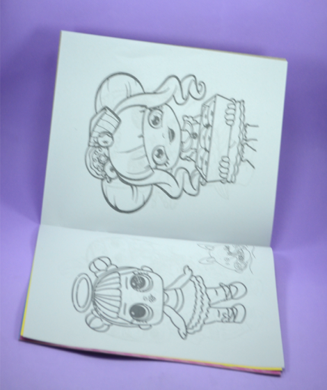 Girls coloring books