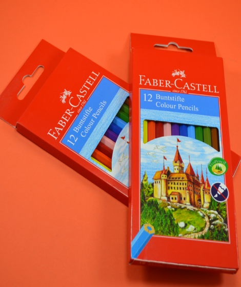 ألوان خشبية Faber Castell لون 12 ألوان خشبية Faber Castell لون 12