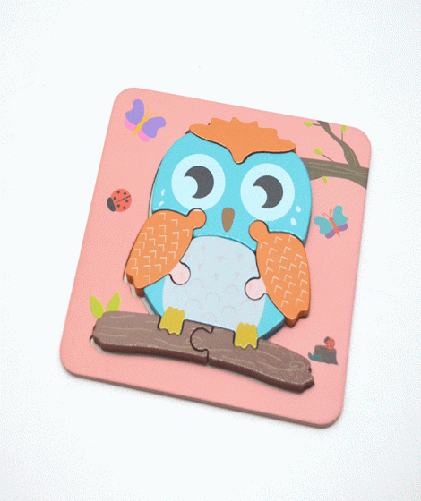( Children's puzzle in the shape of ( Owl ( Children's puzzle in the shape of ( Owl
