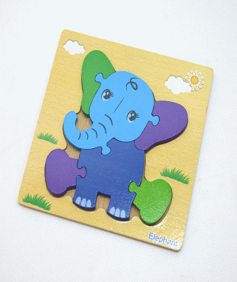 ( Children's puzzle in the shape of ( Elephant ( Children's puzzle in the shape of ( Elephant