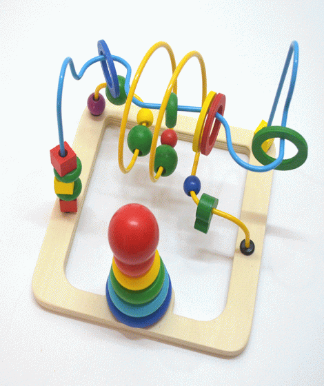 Circles puzzle + bead maze Circles puzzle + bead maze