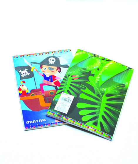 Mintra Notebook, 40 sheets, 0.5 cm squares Mintra Notebook, 40 sheets, 0.5 cm squares