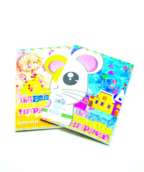 Mintra notebook 80 sheets, English Mintra notebook 80 sheets, English