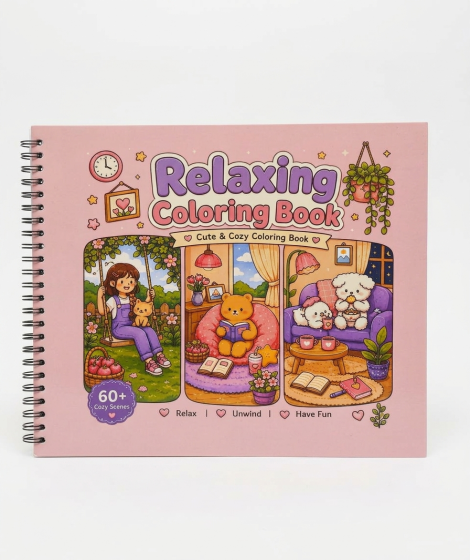 كتاب تلوين Relaxing Coloring Book