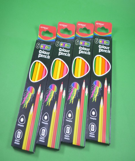 6Neon colour pencils 6Neon colour pencils