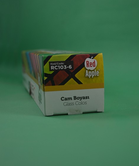 (Glass colors ( Red Apple (Glass colors ( Red Apple
