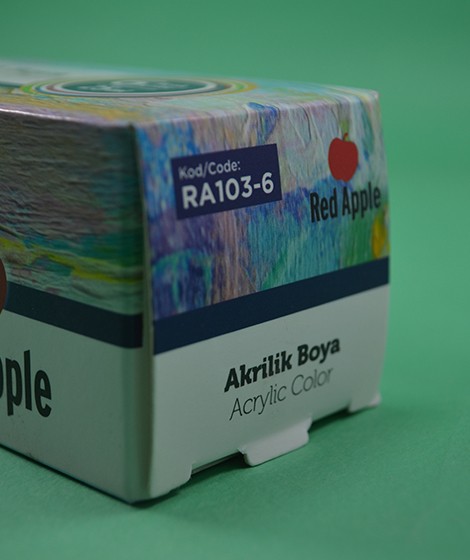 (Acrylic colors ( Red Apple (Acrylic colors ( Red Apple