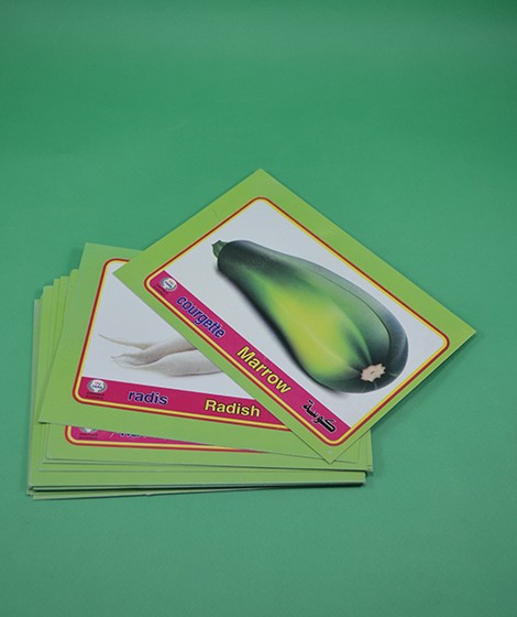 Educational cards- Vegetables Educational cards- Vegetables
